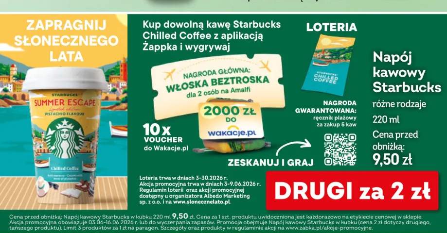 Napój kawowy Starbucks Summer Escape Pistachio Flavour
