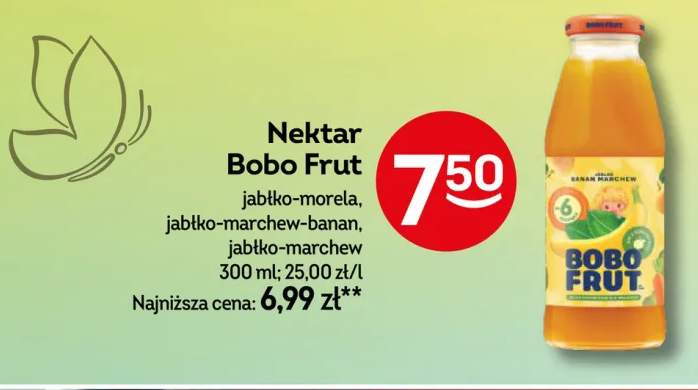 Nektar Bobo Frut jabłko-marchew