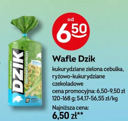 Wafle Dzik kukurydziane zielona cebulka
