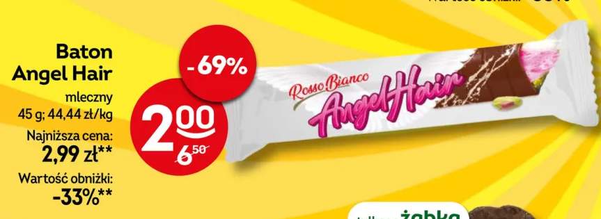 Baton mleczny Rosso Bianco Angel Hair
