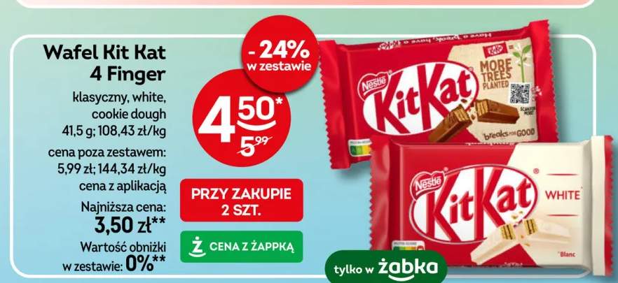 Wafel Kit Kat 4 Finger white