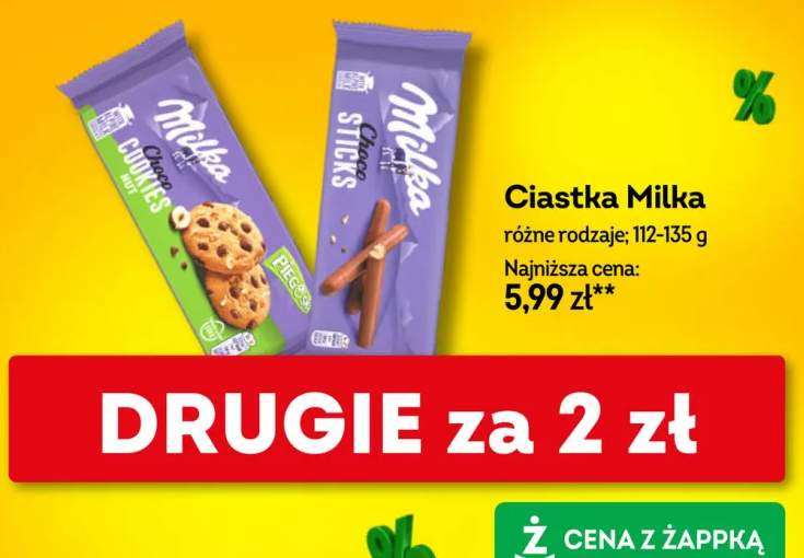 Ciastka Milka Choco Cookies Nut