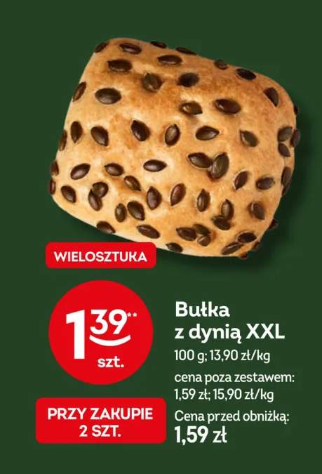 Bułka z dynią XXL