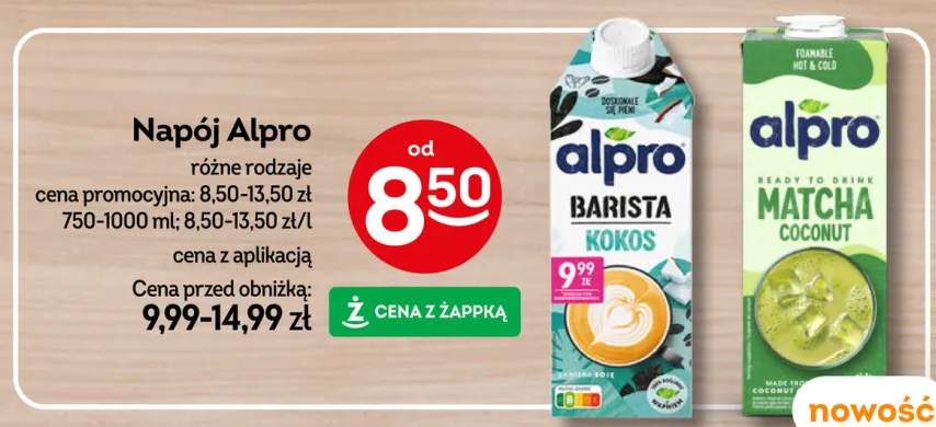 Napój Alpro Barista Kokos +1 wariant