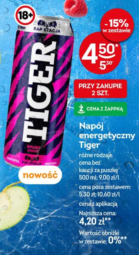 Napój energetyczny Tiger
