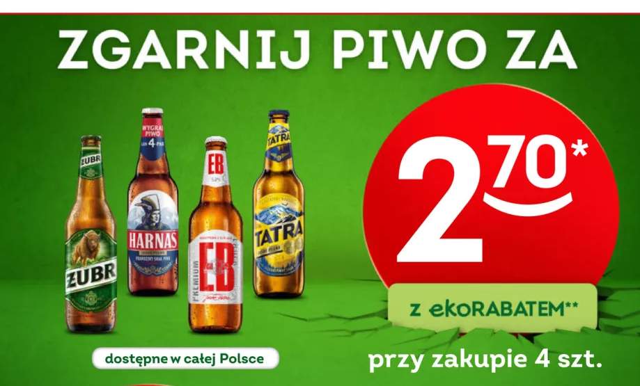 Piwo Harnaś Jasne Pełne +3 warianty