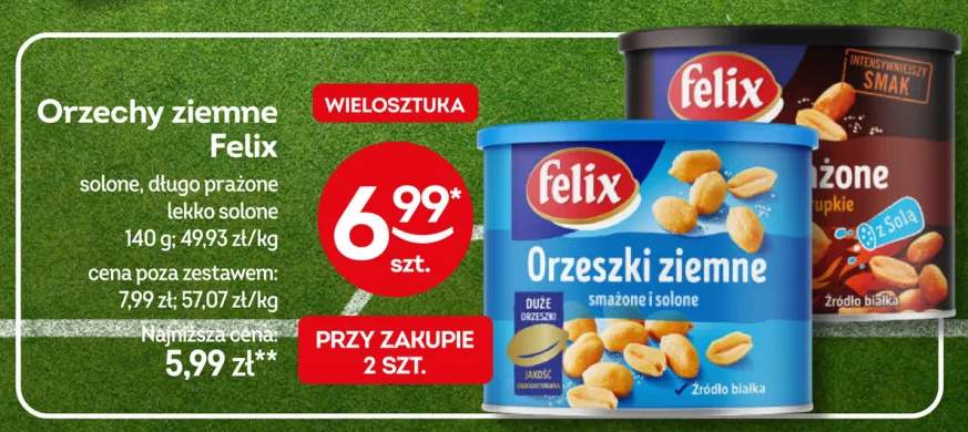 Orzechy ziemne Felix solone +2 warianty