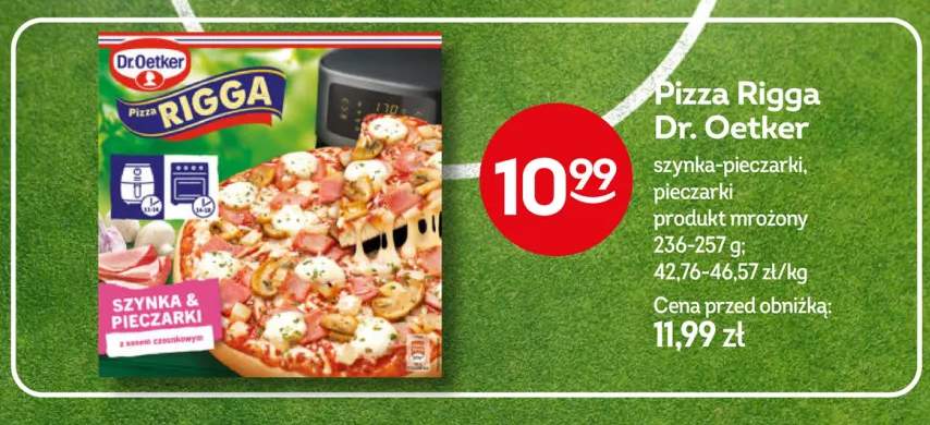 Pizza Rigga Dr. Oetker pieczarki +1 wariant
