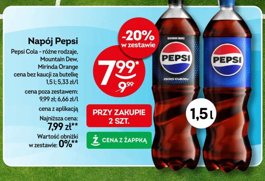 Napój Pepsi Cola +3 warianty