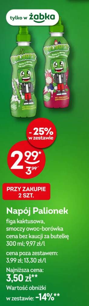 Napój Palionek figa kaktusowa +1 wariant