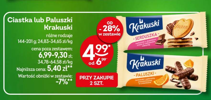 Paluszki Krakuski +1 wariant