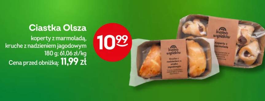 Ciastka koperty z marmoladą Kraina Wypieków +1 wariant
