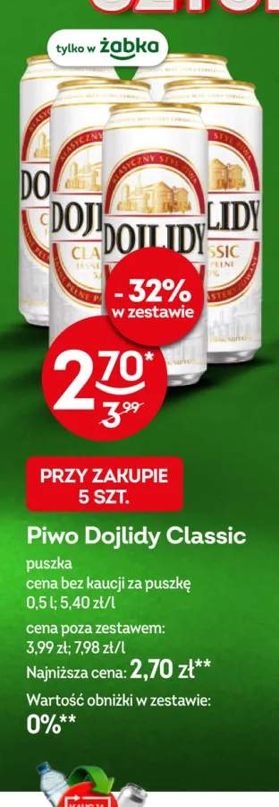 Piwo Dojlidy Classic