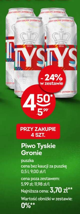Piwo Tyskie Gronie