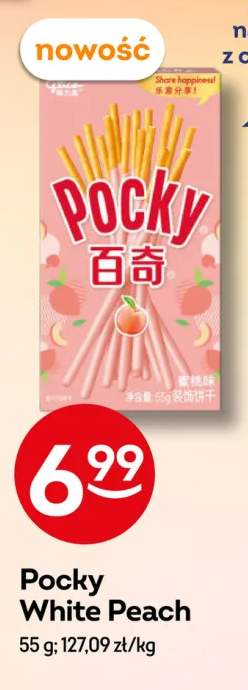 Paluszki Pocky White Peach