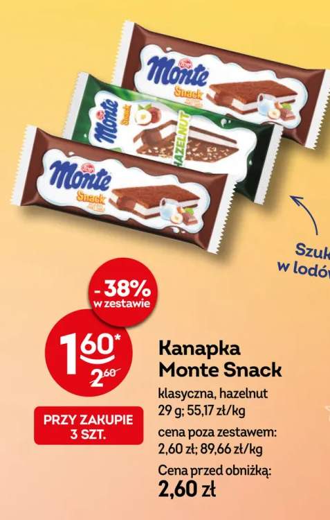 Kanapka Monte Snack klasyczna +1 wariant