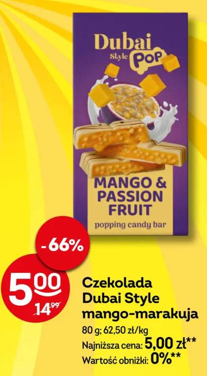 Czekolada Dubai Style mango-marakuja