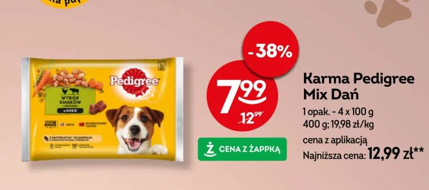 Karma dla psów Pedigree Mix Dań