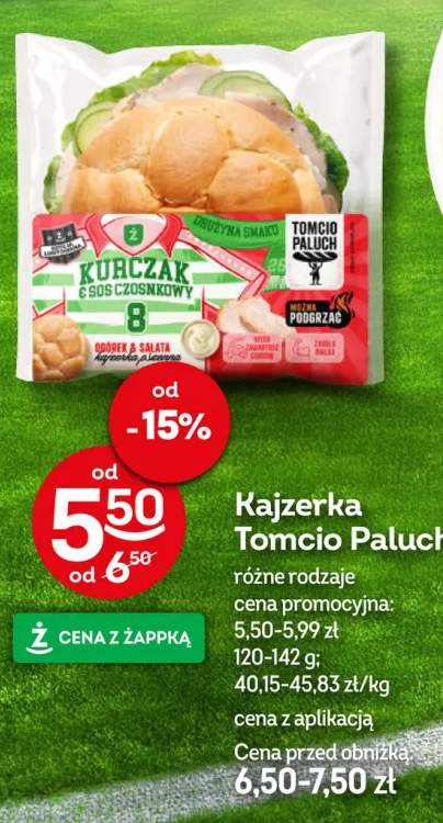 Kajzerka Kurczak & Sos Czosnkowy Tomcio Paluch