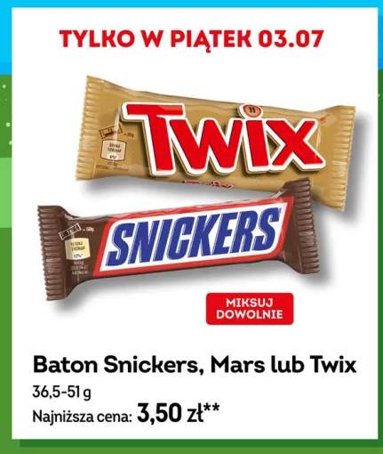 Baton Snickers +2 warianty