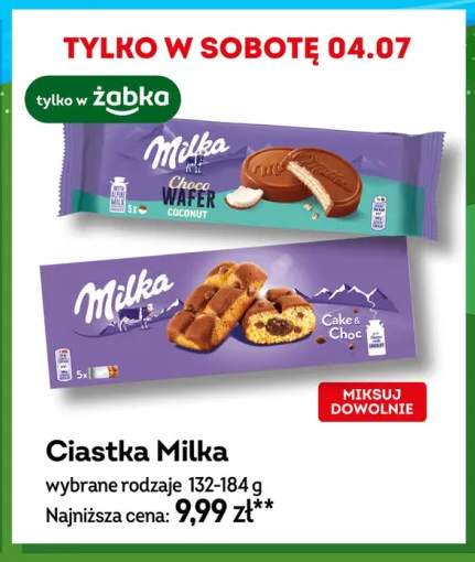 Ciastka Milka Choco Wafer +1 wariant