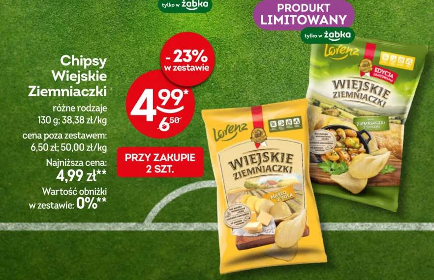 Chipsy Wiejskie Ziemniaczki Lorenz +1 wariant