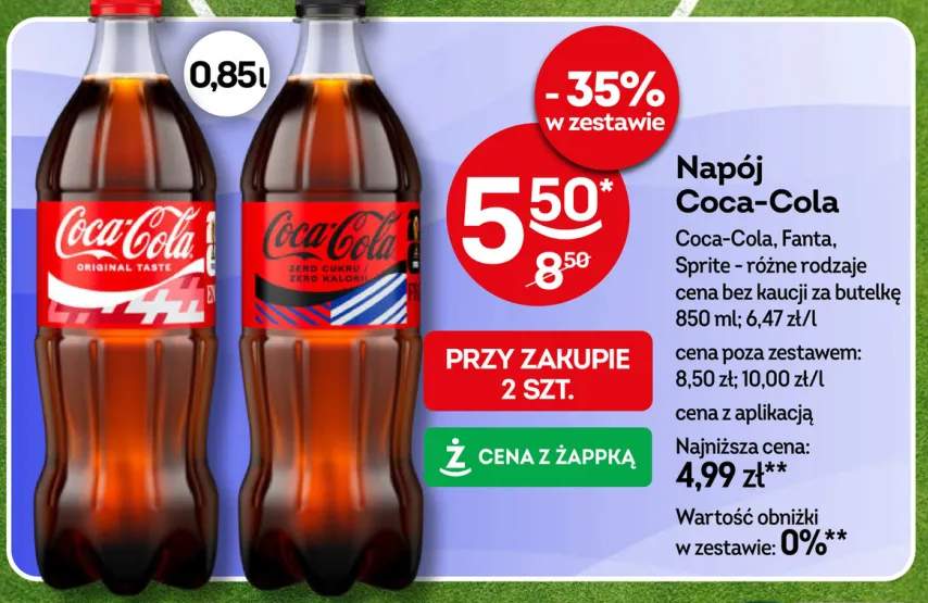 Napój Coca-Cola Original Taste +3 warianty