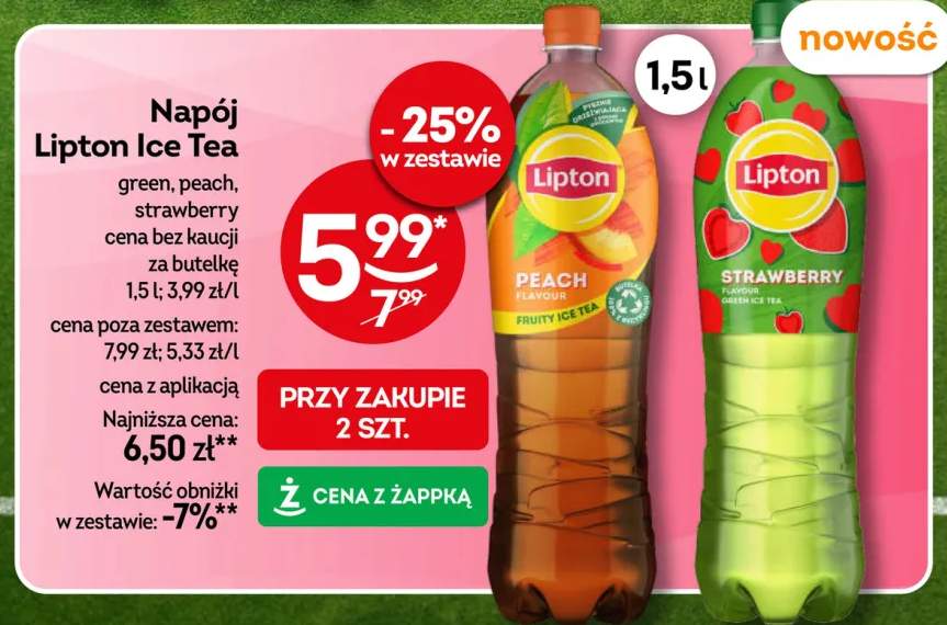 Napój Lipton Ice Tea Green +2 warianty