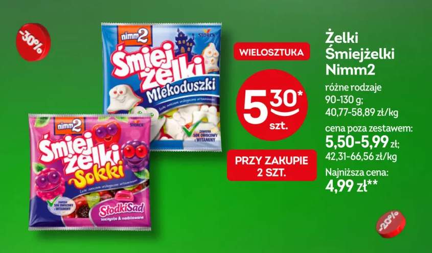 Żelki Śmiejżelki Nimm2 Sokki SłodkiSad +1 wariant