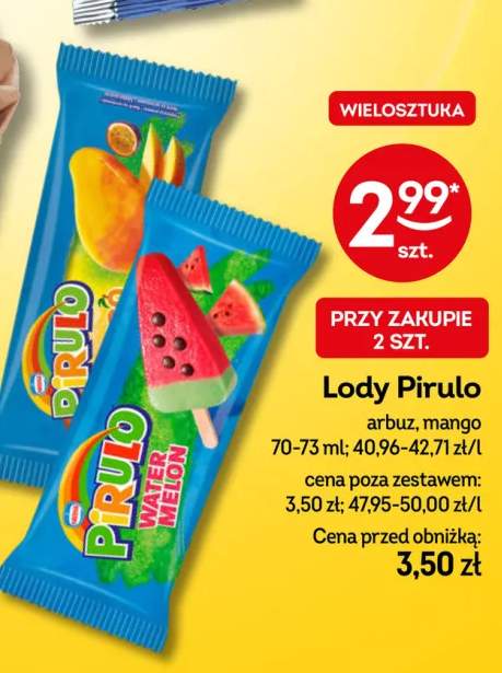 Lody Pirulo mango +1 wariant