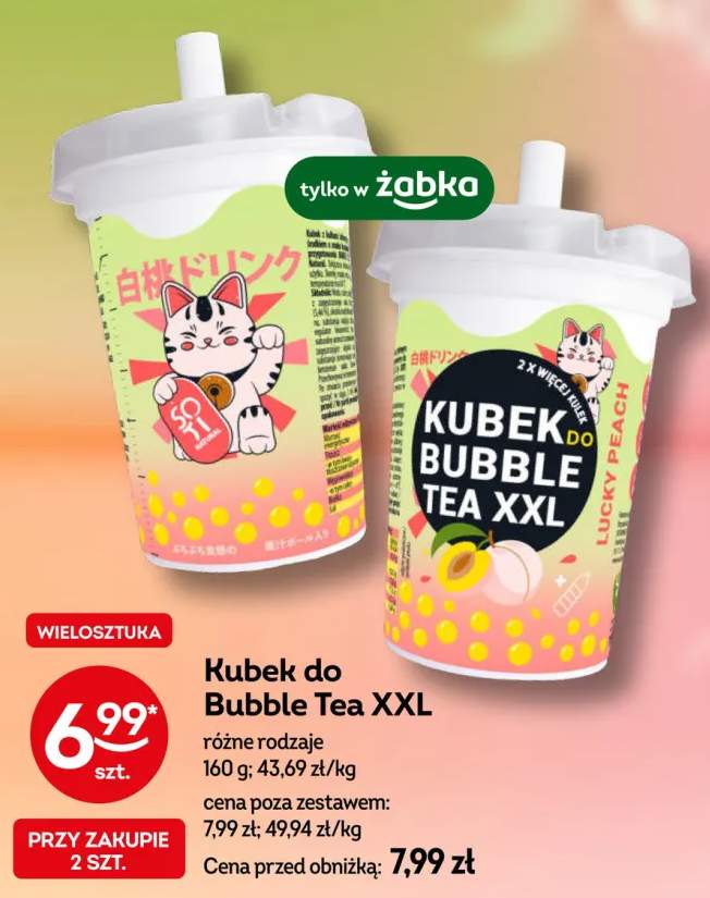 Kubek do Bubble Tea XXL