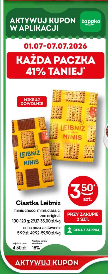 Ciastka Leibniz Minis Choco +2 warianty