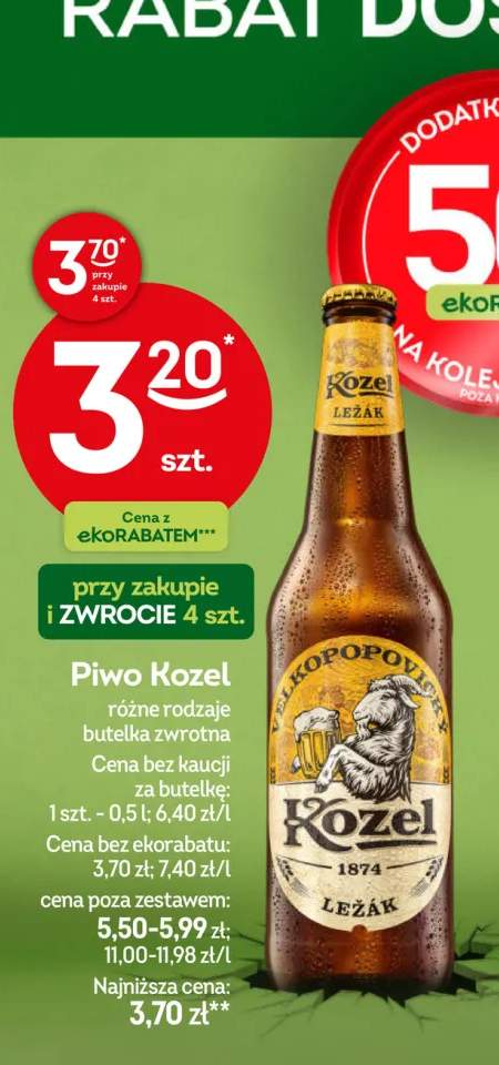 Piwo Kozel Ležák