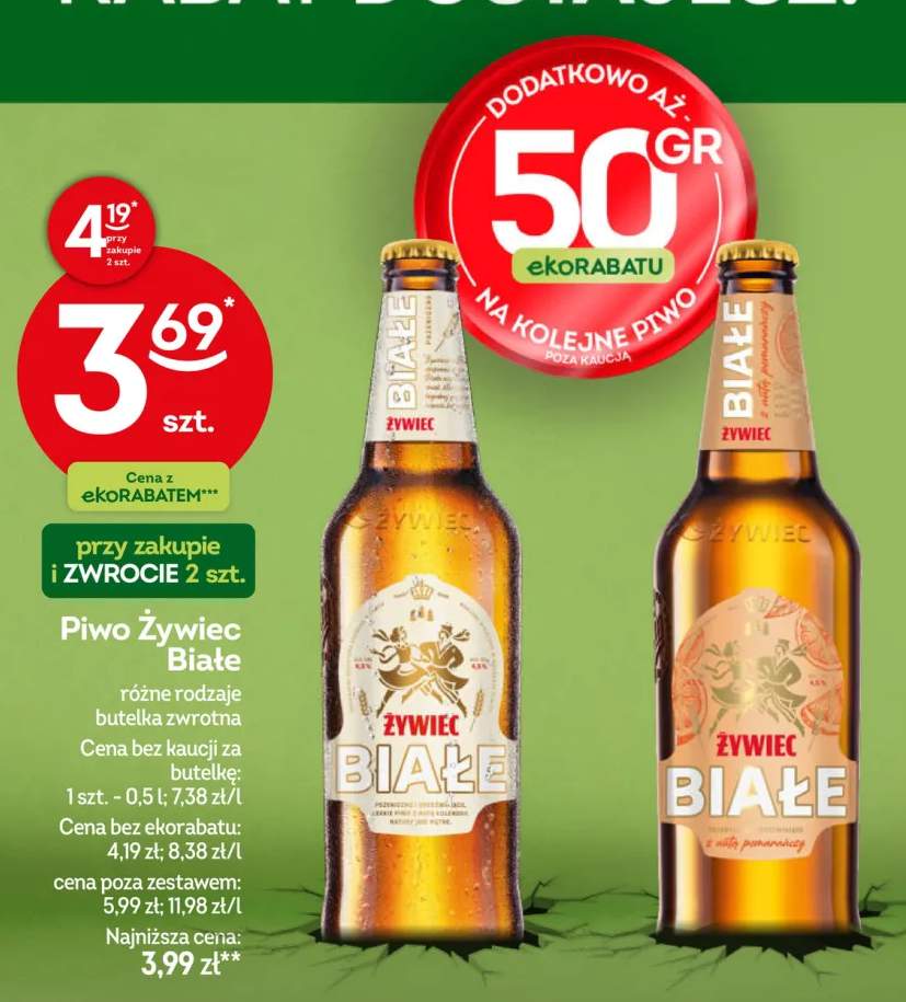 Piwo Żywiec Białe +1 wariant