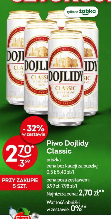 Piwo Dojlidy Classic