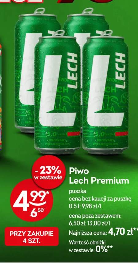 Piwo Lech Premium