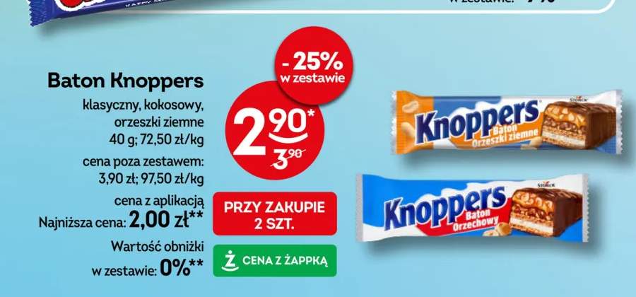 Baton Knoppers klasyczny +2 warianty