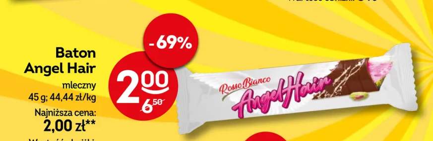 Baton Rosso Bianco Angel Hair mleczny