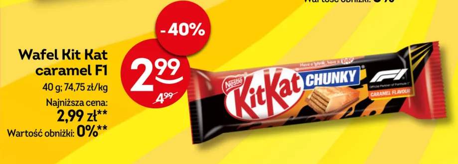 Wafel Kit Kat Chunky Caramel F1