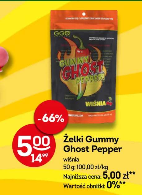 Żelki Gummy Ghost Pepper wiśnia