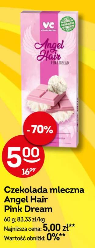 Czekolada mleczna Angel Hair Pink Dream