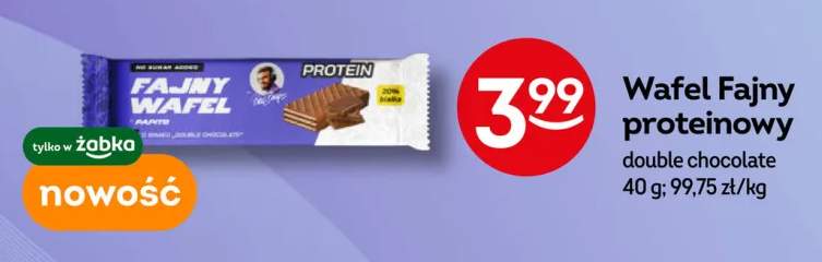 Wafel proteinowy Fajny double chocolate