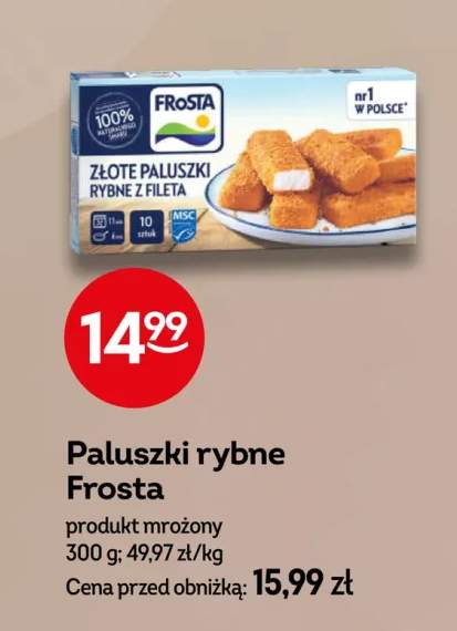 Paluszki rybne Frosta Złote z fileta