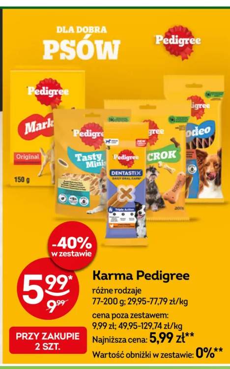 Przysmak dla psów Pedigree Markies +4 warianty
