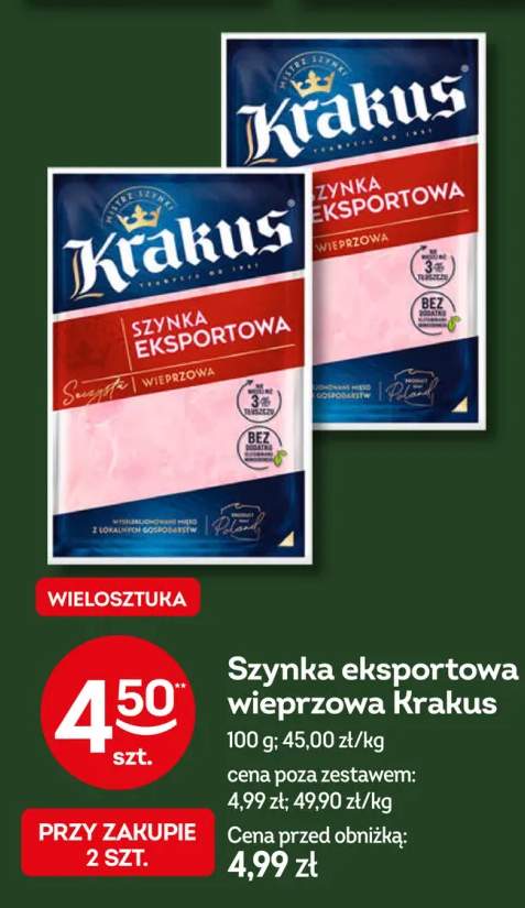 Szynka eksportowa wieprzowa Krakus