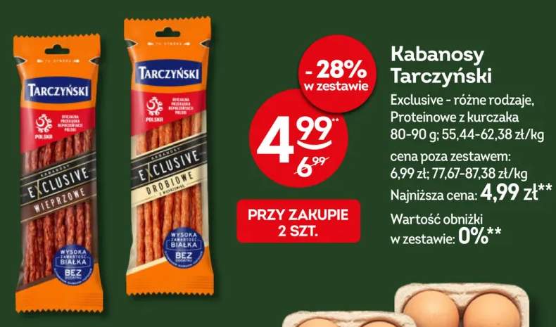 Kabanosy Tarczyński Exclusive drobiowe +2 warianty
