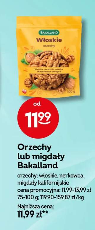 Orzechy włoskie Bakalland +2 warianty