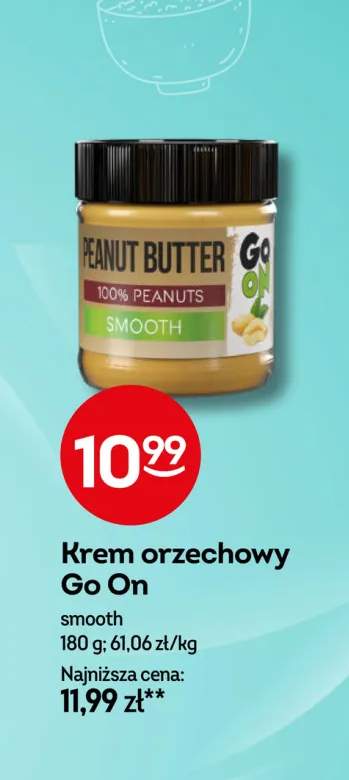Krem orzechowy Go On smooth