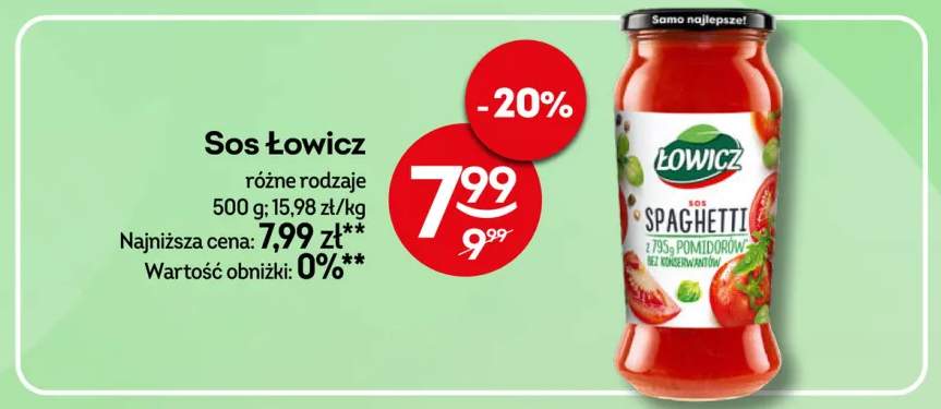 Sos spaghetti Łowicz