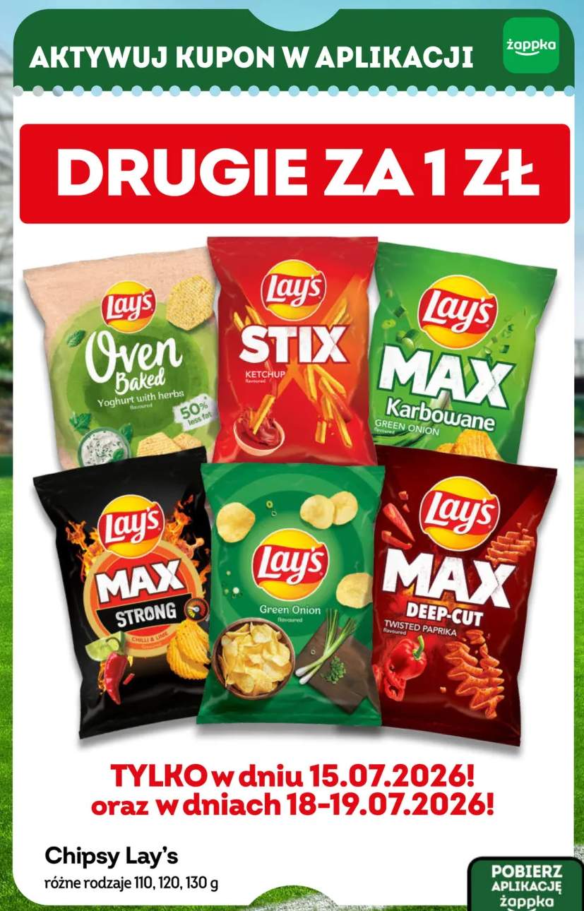 Chipsy Lay's Oven Baked o smaku jogurtu z ziołami +4 warianty